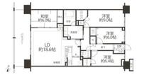 間取図/区画図:価格:5,090円、4LDK、専有面積:110.29平米、バルコニー面積:19.68平米