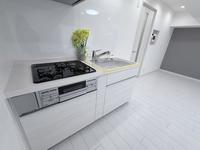 キッチン:使い勝手の良いキッチン！
料理の時間も楽しいひと時になるのではないでしょうか。