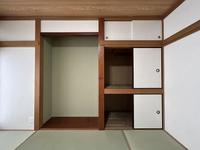 収納:奥行きがあるので様々なものが収納できます！居室にも物が溢れずすっきりとした部屋でお過ごしいただけます！