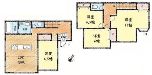 間取図/区画図:2025年7月新規リノベーション完成予定!