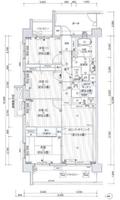 間取図/区画図:価格：2,950万円、4LDK　専有面積：85.48平米、バルコニー：14.4平米