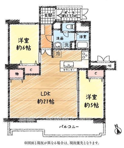 間取図/区画図:2025年12月上旬新規リフォーム完了！