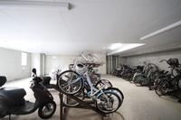 その他:屋根付きの自転車置き場。雨や雪から守ってくれ、雨に濡れることなく自転車の利用が可能です。
